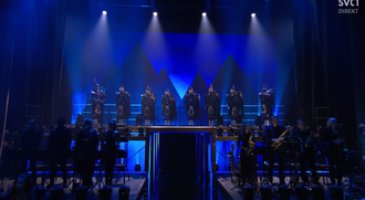 Säckpipa vid fester. The Thistle Pipe Band